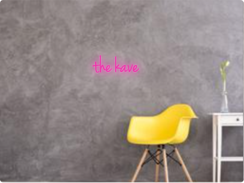 Custom text: the kave